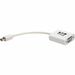Eaton Tripp Lite Series Keyspan Mini DisplayPort to Active VGA Adapter, Video Converter (M/F), White, 6-in. (15.24 cm), TAA - Video Converter for Mac/PC, MDP2VGA 1920x1200 1080p (M/F) 6-in."