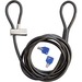 CODi Adjustable Loop Key Cable Lock - Galvanized Steel - 6ft - For Notebook, Desktop Computer, Docking Station, Monitor