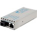 miConverter 10/100 Plus Ethernet Single-Fiber Media Converter RJ45 SC Single-Mode BiDi 20km - 1 x 10/100BASE-TX, 1 x 100BASE-BX-U (1310/1550), US AC Powered, Lifetime Warranty