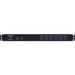 CyberPower RKBS20ST6F12R Rackbar 18 - Outlet Surge with 1800 J - Clamping Voltage 400V, 15 ft, NEMA L5-20P, Straight, EMI/RFI Filtration, Black, Lifetime Warranty
