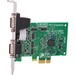 Brainboxes 2 x RS422/485 PCI Express Serial Port Card - Plug-in Card - PCI Express x16 - PC - 2 x Number of Serial Ports External - TAA Compliant