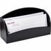 Dacasso Crocodile Embossed Leather Letter Holder - Horizontal - Leather - 1 / Each - Black