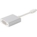 Moshi Mini DisplayPort to VGA Adapter - DisplayPort/VGA Video Cable for MacBook, MacBook Pro, MacBook Air, Projector, Monitor, Video Device - First End: 1 x Mini DisplayPort Digital Audio/Video - Male - Second End: 1 x 15-pin HD-15 - Female - Supports up 