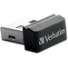Verbatim 16GB Store 'n' Stay Nano USB Flash Drive - Black - 16 GB - USB 2.0 - Black - 1 Each