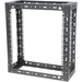 Innovation 119-1591 Wall Mount Rack Frame - 4U Rack Height Open Frame - Black Powder Coat - TAA Compliant