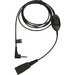 Jabra 8735-019 Audio Cable - Audio Cable - First End: 1 x Quick Disconnect Audio - Male - Second End: 1 x Mini-phone Stereo Audio - Male - Black