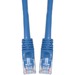 SIIG CB-5E0B11-S1 Cat.5e UTP Cable - 1 ft Category 5e Network Cable - First End: 1 x RJ-45 Network - Male - Second End: 1 x RJ-45 Network - Male - Blue