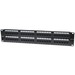 Intellinet Network Solutions 48-Port Rackmount Cat6 UTP 110/Krone Patch Panel, 2U - Supports 22 to 26 AWG Stranded and Solid Wire