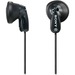 Sony MDR-E9LP Earphone - Stereo - Black - Mini-phone (3.5mm) - Wired - 16 Ohm - 18 Hz 22 kHz - Earbud - Binaural - Open - 3.94 ft Cable