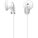 Sony MDR-E9LP Earphone - Stereo - White - Mini-phone (3.5mm) - Wired - 16 Ohm - 18 Hz 22 kHz - Earbud - Binaural - 3.94 ft Cable