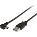 StarTech.com 3 ft Mini USB Cable - A to Right Angle Mini B - Connect your Mini USB devices, with the cable out of the way - 3ft Mini USB Cable - 3 ft A to Mini B Cable - 3' USB 2.0 Mini USB Cable - USB to Mini USB Cable - Mini USB Cord - Right Angle Mini 