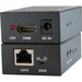 Comprehensive 4K HDMI extender with IR control up to 130ft (40m), 1080p 230ft (70m) - 1 Input Device - 1 Output Device - 229.66 ft Range - 2 x Network (RJ-45) - 1 x HDMI In - 1 x HDMI Out - Full HD - Twisted Pair - Category 6