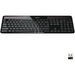 Logitech K750 Keyboard - Wireless Connectivity - RF - 2.40 GHz - USB Interface - English - Computer - PC - Black