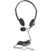 Manhattan Stereo Headset with Microphone and In-Line Volume Control - Adjustable microphone and inline volume control for hands-free communication