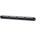 Intellinet Network Solutions 24-Port Rackmount Cat5e UTP 110/Krone Patch Panel, 1U - Supports 22 to 26 AWG Stranded and Solid Wire