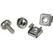 StarTech.com 100 Pkg M5 Mounting Screws and Cage Nuts for Server Rack Cabinet - Install your rack-mountable hardware securely with these high quality screws and nuts - m5 screws - rack screws - rack nuts -cage nuts