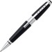 Cross Edge Capless Slide Open Gel Ink Pen - 0.7 mm Pen Point Size - Refillable - Black Gel-based Ink - Black Resin Barrel - 1 Each
