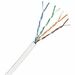 Comprehensive Cat 5e 350MHz Solid White Bulk Cable 1000ft - 1000 ft Category 5e Network Cable for Network Device - First End: Bare Wire - Second End: Bare Wire - 24 AWG
