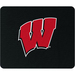 Centon University of Wisconsin Madison Mouse Pad - Black - Rubber, Cloth - Bulk