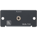 Kramer WA-1H Audio Faceplate Insert - 1 x Mini-phone Port(s)
