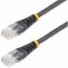 StarTech.com 10ft Black Molded Cat5e UTP Patch Cable - Make Fast Ethernet network connections using this high quality Cat5e Cable, with Power-over-Ethernet capability - 10ft Cat5e Patch Cable - 10ft Cat 5e Patch Cable - 10ft Cat5e Patch Cord - 10ft Molded