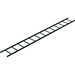 Middle Atlantic Cable Ladder, 119"., 24"W - Cable Ladder - Black Powder Coat - 1 Pack - 187 lb Loop Tensile - Steel