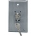 Middle Atlantic Remote Wall Plate Keyswitch - Silver