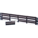 Ortronics 48 Port TechChoice Patch Panel, Cat6 - 48 x RJ-45 - 48 Port(s) - 48 x RJ-45 - 48 x RJ-11 - 2U High - Rack-mountable