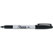 Sharpie Permenant Marker - Fine Marker Point - 1 mm Marker Point Size - Black - 5 / Pack