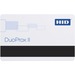 HID DuoProx II Card - Printable - RF Proximity/Magnetic Stripe Card - 3.37" x 2.13" Length - White - Polyvinyl Chloride (PVC), Polyester