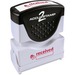 COSCO Shutter Stamp - Message Stamp - "RECEIVED" - 0.50" Impression Width - 20000 Impression(s) - Red - Rubber, Plastic - 1 Each