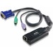 ATEN KVM Cable-TAA Compliant - USB KVM Cable for Keyboard, Mouse, Monitor, KVM Switch, Video Device - First End: 1 x RJ-45 Network - Female - Second End: 1 x 6-pin Mini-DIN (PS/2) - Female, 1 x 6-pin Mini-DIN (PS/2) - Female, 1 x 15-pin HD-15 - Male - Bla