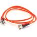 C2G-1m ST-ST 62.5/125 OM1 Duplex Multimode Fiber Optic Cable (TAA Compliant) - Orange - Fiber Optic for Network Device - ST Male - ST Male - 62.5/125 - Duplex Multimode - OM1 - TAA Compliant - 1m - Orange