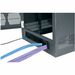 Middle Atlantic Cable-Entry Rear Door, 45 RU BGR Racks - Steel - Black - 45U Rack Height - 79.6" Height x 20.3" Width x 1.4" Depth