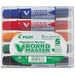 BeGreen V Board Master Whiteboard Marker - 2.2 mm, 5.2 mm Marker Point Size - Chisel Marker Point Style - Refillable - Black, Blue, Red, Green, Orange - Black, Blue, Red, Green, Orange Barrel - 5 / Set