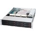 Supermicro SuperChassis 826TQ-R500LPB - Rack-mountable - Black - 2U - 3 x 3.15" x Fan(s) Installed - 2 x 500 W - Power Supply Installed - EATX Motherboard Supported - 3 x Fan(s) Supported - 12 x External 3.5" Bay - 7x Slot(s)