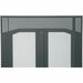 Middle Atlantic BGR Series 45RU Vented Front Door - Steel - Black - 45U Rack Height - 32.2" Height x 21.9" Width x 1.4" Depth