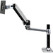Ergotron Mounting Arm for Flat Panel Display - Black - Adjustable Height - 24" Screen Support - 20 lb Load Capacity