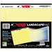 Roaring Spring Wide College Ruled Landscape Legal Pad - 40 Sheets - 80 Pages - Printed - Stapled/Tapebound - Both Side Ruling Surface Red Margin - 20 lb Basis Weight - 75 g/m² Grammage - 11" x 9 1/2" - 0.25" x 11"9.5" - Canary Paper - Recycled - 1 Ea