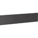 Lorell Essentials Series Hutch Tackboards - 16.50" (419.10 mm) Height x 45" (1143 mm) Width x 0.50" (12.70 mm) Depth - Black Fabric Surface - Laminated - 1 Each