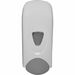 Genuine Joe 1000ml Liquid Soap Dispenser - Manual - 1 L Capacity - Refillable, Site Window, Durable - Gray, White - 1Each