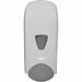 Genuine Joe 1000ml Liquid Soap Dispenser - Manual - 1.06 quart Capacity - Refillable, Site Window, Durable - Gray, White - 1Each