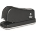 Business Source Electric Stapler - 20 of 20lb Paper Sheets Capacity - 210 Staple Capacity - Full Strip - 1/4" Staple Size - 1 Each - Black, Putty
