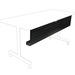 Lorell Rectangular Training Table Modesty Panel - 42" Width x 3" Depth x 10" Height - Steel - Black