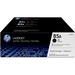 HP 85A Toner Cartridge - Black - Laser - 1600 Page - 2 Pack