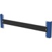 Rack Solutions 1U Filler Panel with Stability Flanges - Steel - Black - 1U Rack Height - 1 Pack