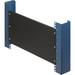 Rack Solutions 7U Filler Panel with Stability Flanges - Steel - Black - 1 Pack