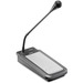 Bosch Plena PLE-1CS Wired Microphone - Charcoal, Silver - 6.56 ft - 100 Hz to 16 kHz - 200 Ohm - Desktop