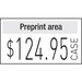 Avery 1131 Fastening Gun Labels - 0.78" Width 0.44" Length - Permanent Adhesive - Rectangle - White - 2500 labels per roll, 8 rolls per package