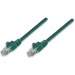 Intellinet Network Solutions Cat5e UTP Network Patch Cable, 10 ft (3.0 m), Green - RJ45 Male / RJ45 Male